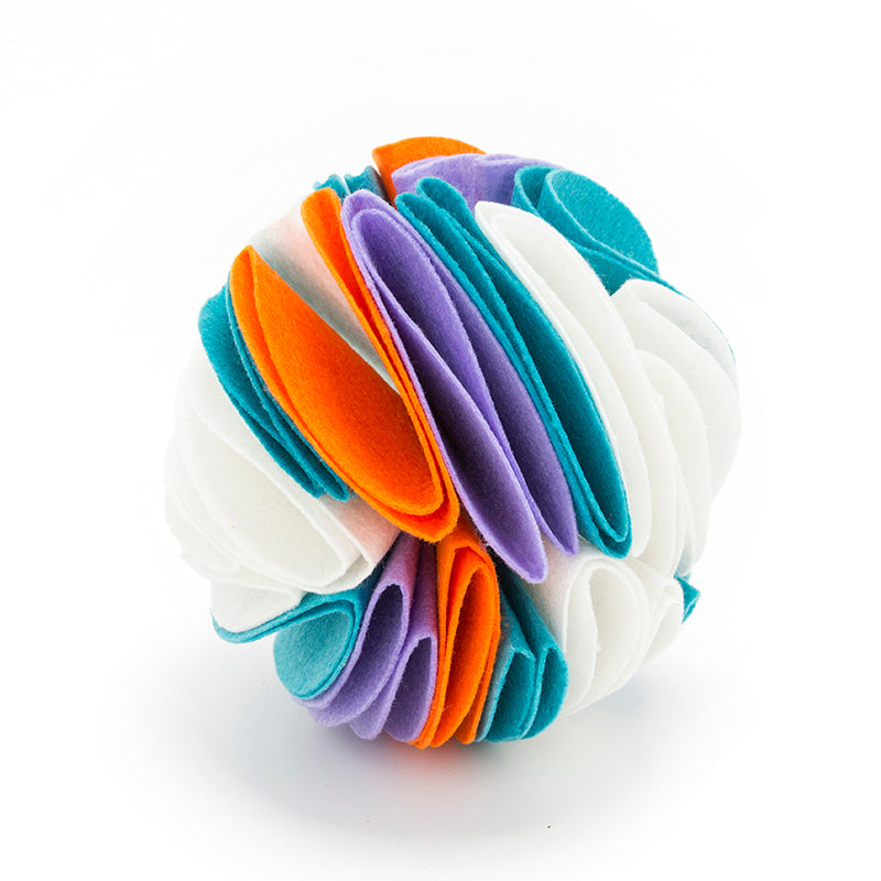 Foldable Dog Snuffle Ball – IQ Boosting Training Toy