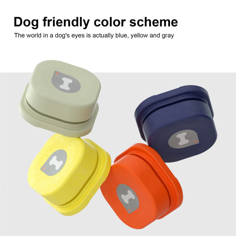 Pet Talking Button Toy – 4 Colors, Recordable & Interactive