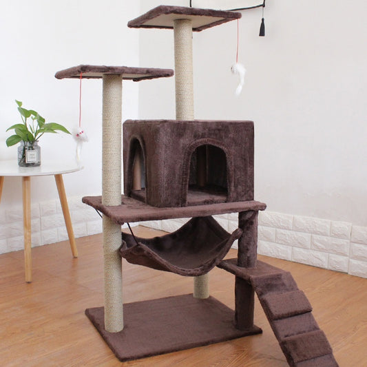 Cat Climbing Tree with Scratching Post