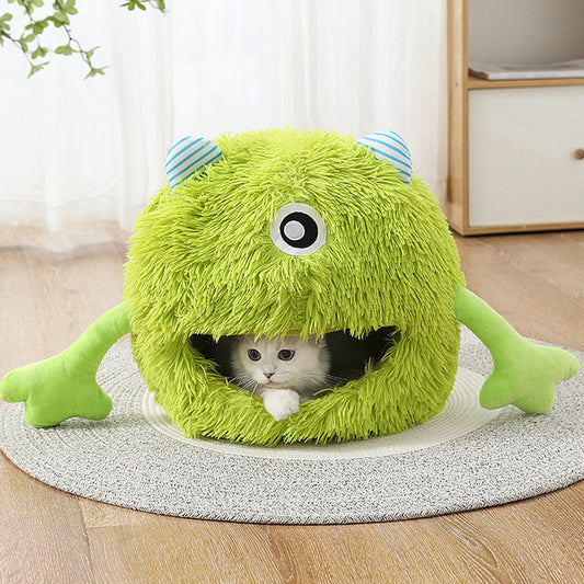 Fluffy Cat Bed for Indoor Cats