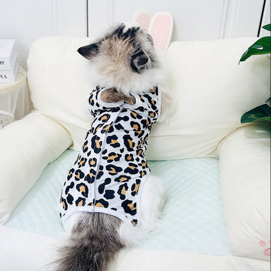 Post-Surgery Recovery Gown for Female Cats