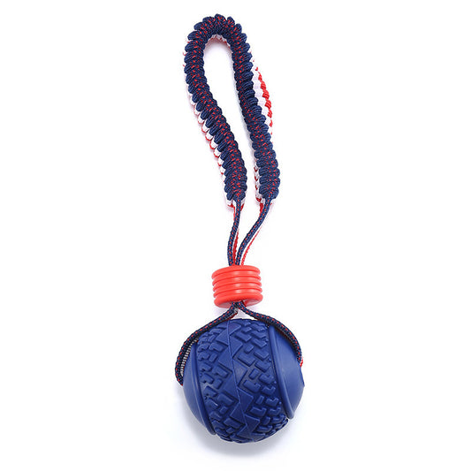Dog Ball with Rope
