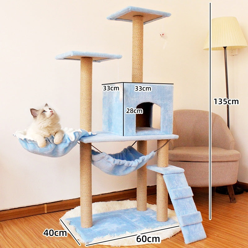 Cat Climbing Tree with Scratching Post