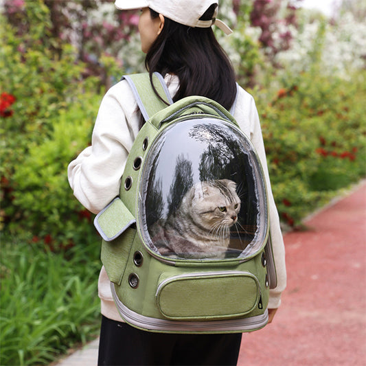 Portable Transparent Space Capsule Backpack