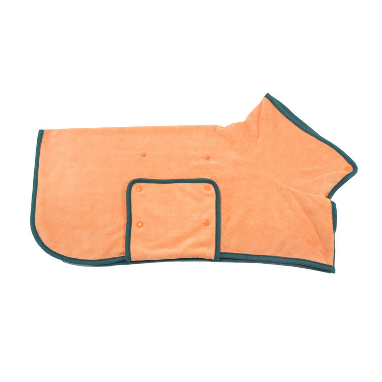Absorbent Microfiber Pet Bathrobe