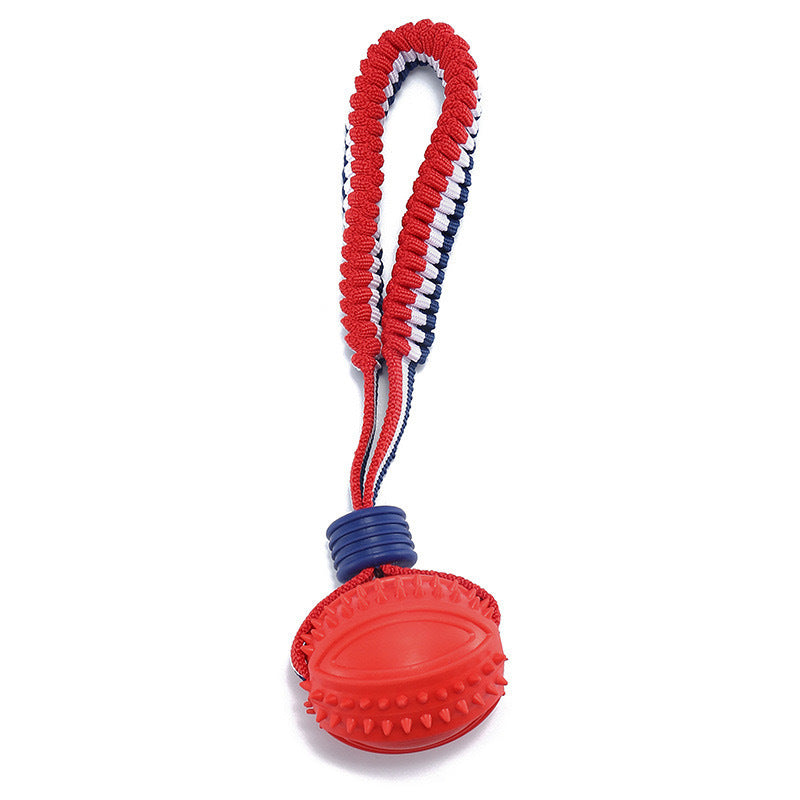 Dog Ball with Rope
