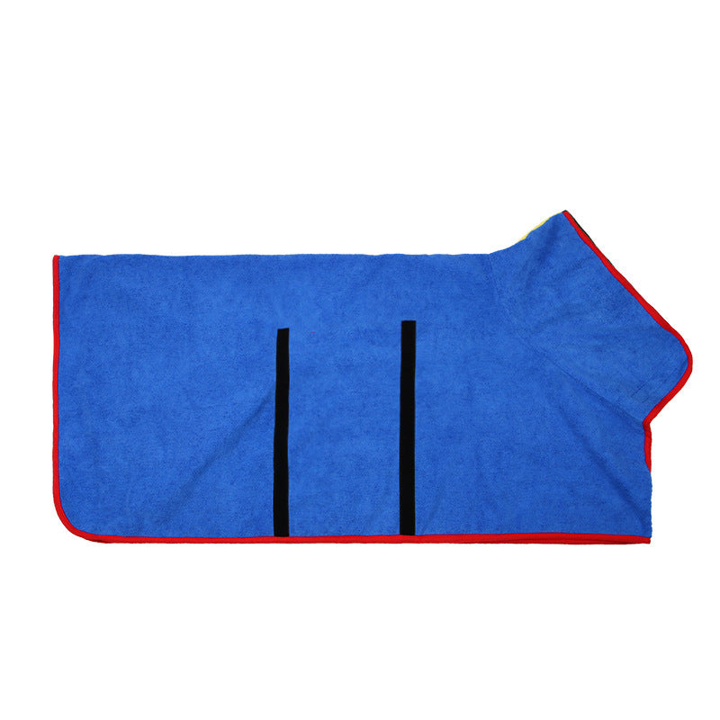 Absorbent Microfiber Pet Bathrobe