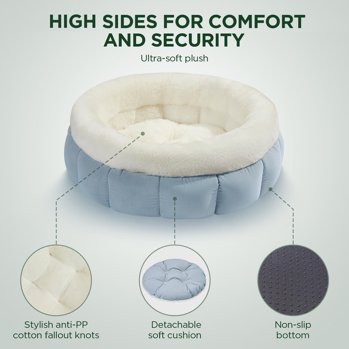 Donut Dog Bed for Small Cat