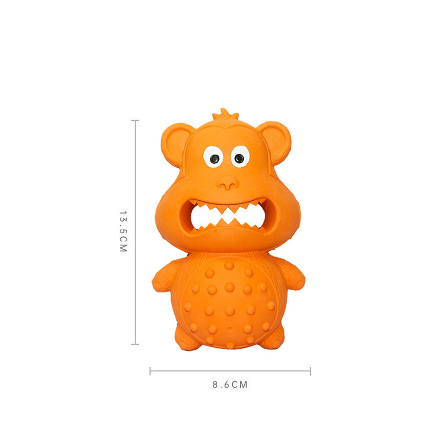 Chew Toy – Durable Natural Rubber Interactive Squeaky Toy