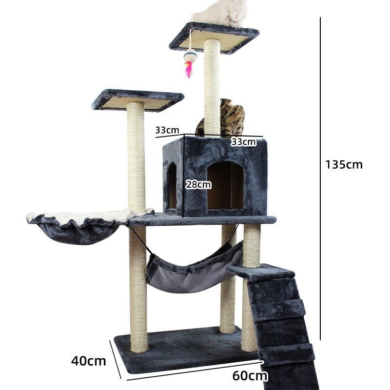 Cat Climbing Tree with Scratching Post