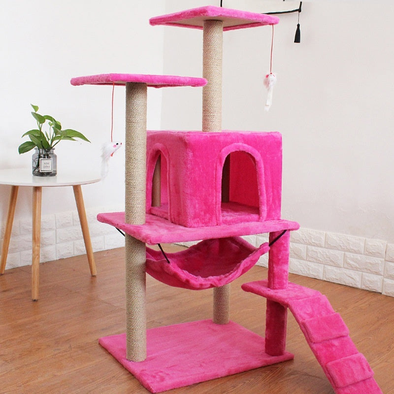 Cat Climbing Tree with Scratching Post