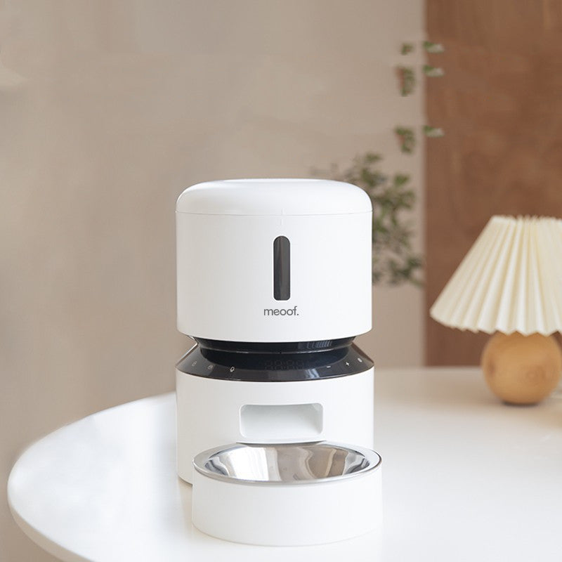 Capsule Automatic Cat Feeder with Double Bowl