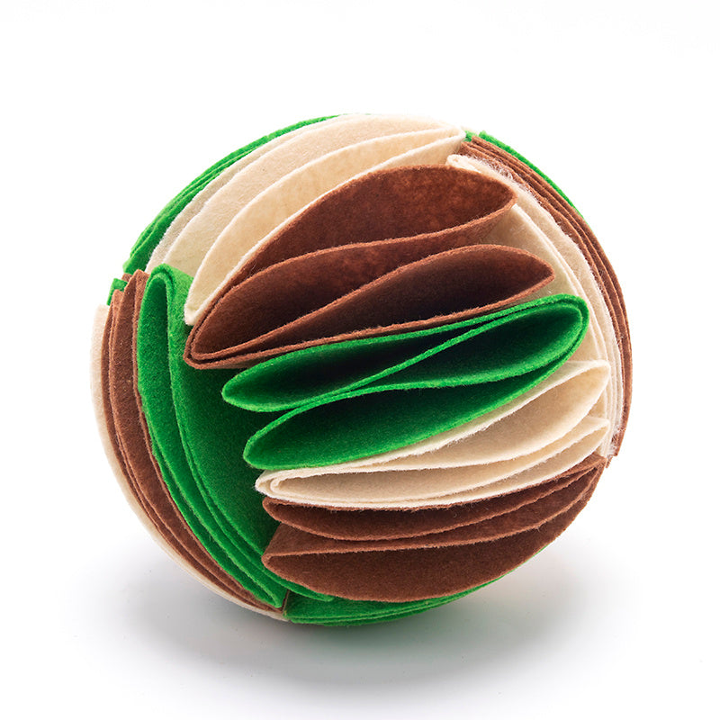 Foldable Dog Snuffle Ball – IQ Boosting Training Toy