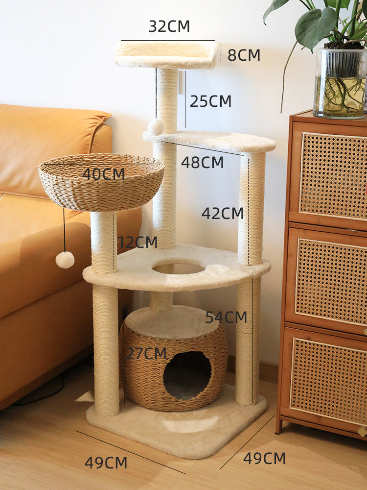 Sit Lie On Cloud Cat Climb Rack  Nest Tree