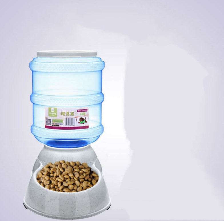 Large Capacity Automatic Pet Feeder & Water Fountain