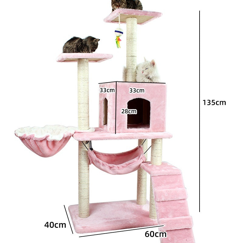 Cat Climbing Tree with Scratching Post