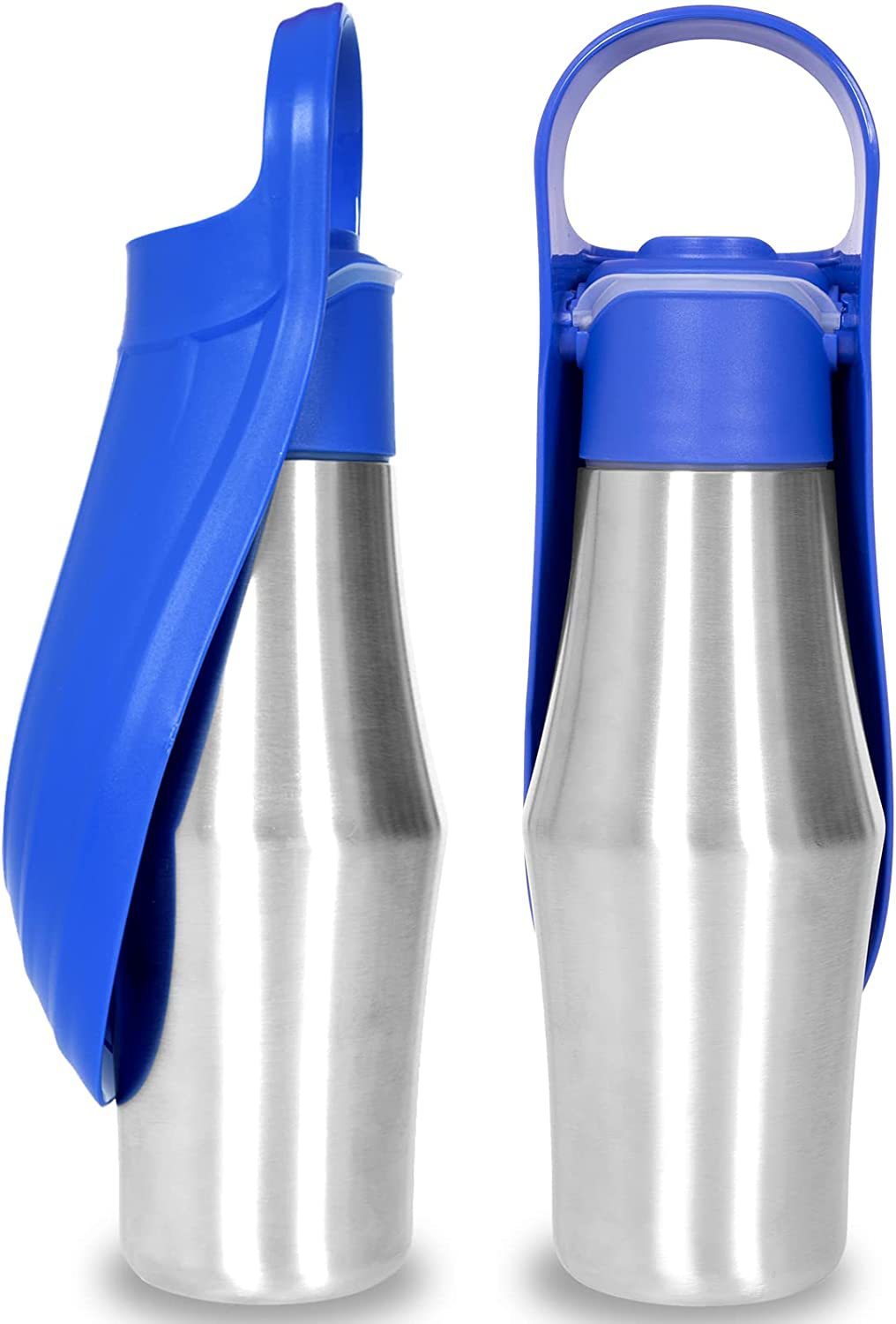 Soft Silicone Leaf Design Dog Water Bottle