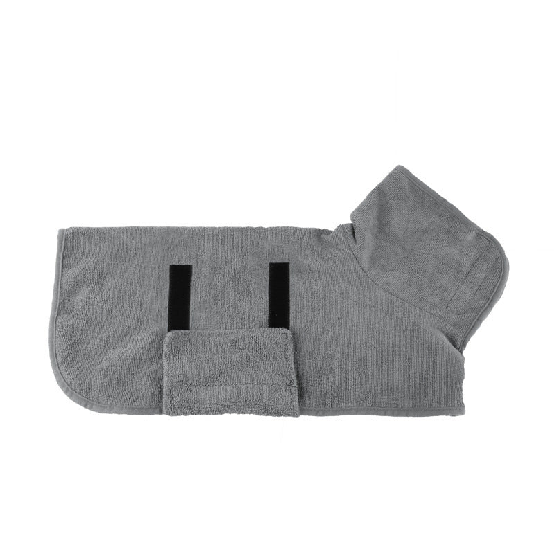Absorbent Microfiber Pet Bathrobe