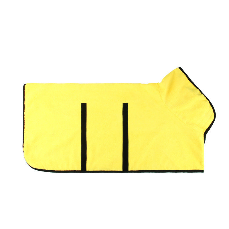 Absorbent Microfiber Pet Bathrobe