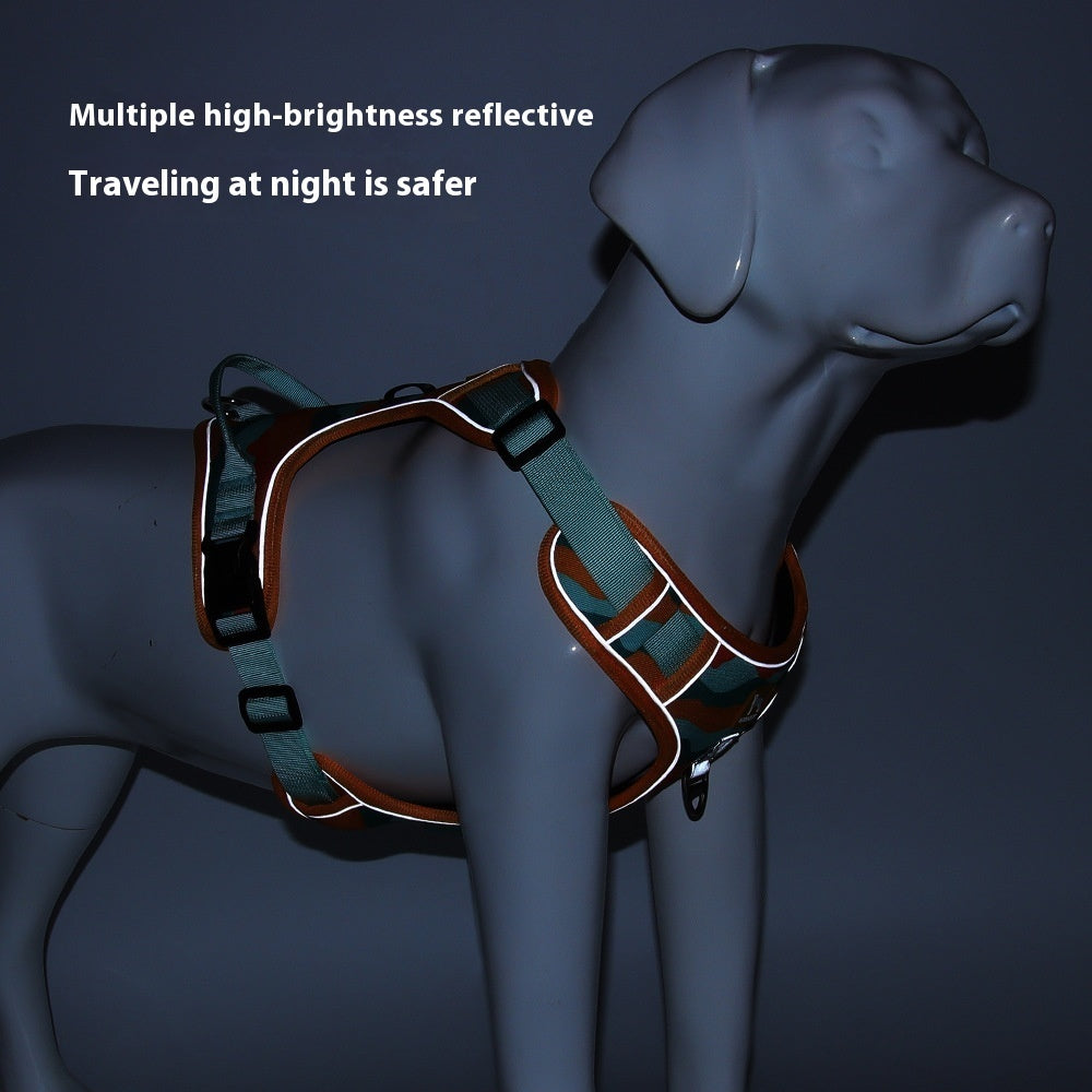 Reflective Dog Chest & Back Harness