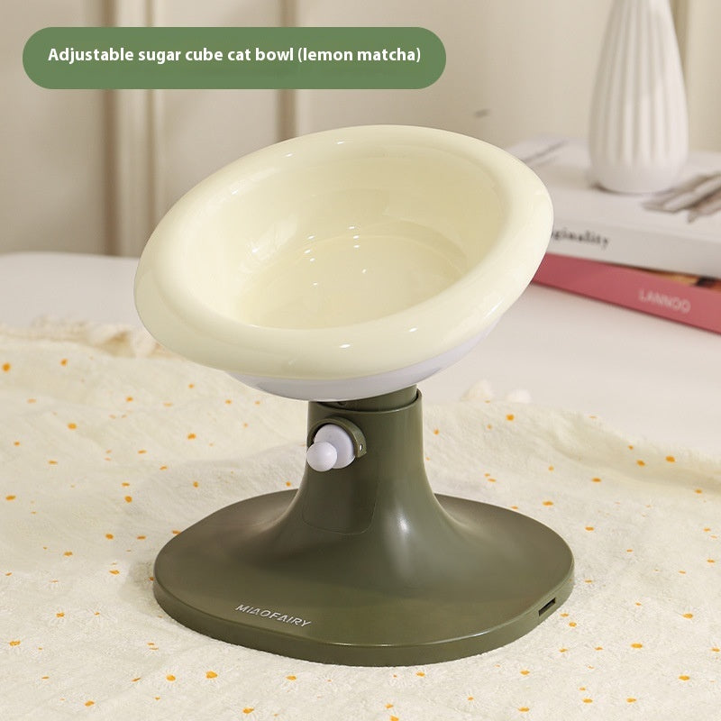 Lifting Ceramic Cat Feeding Bowl