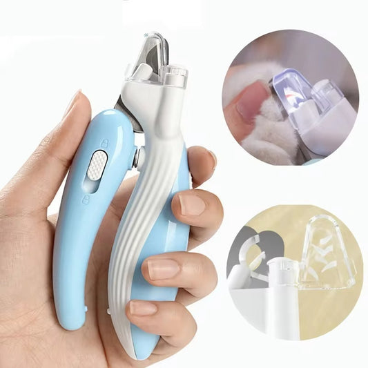Electric Pet Nail Clippers with LED Light