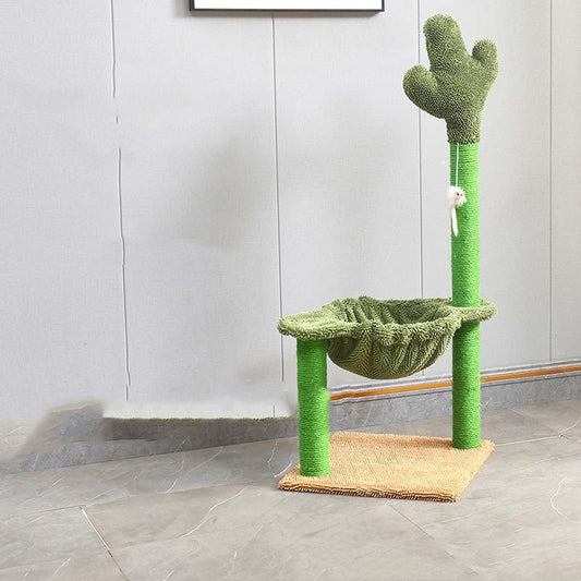 Sisal Cactus Cat Tree with Hammock