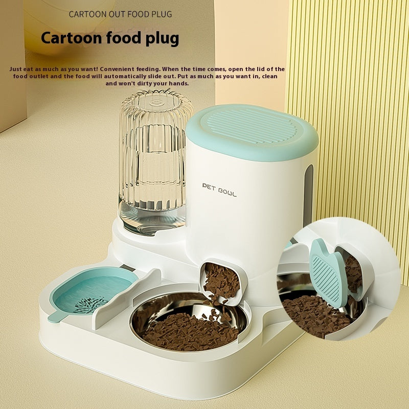 Automatic Cat Feeder and Water Fountain