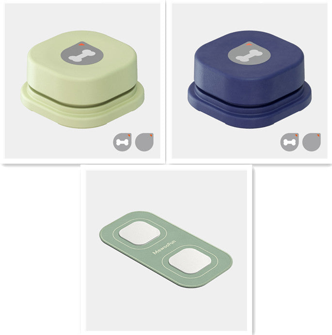 Pet Talking Button Toy – 4 Colors, Recordable & Interactive