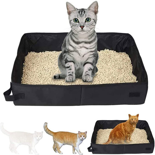 Foldable & Portable Cat Litter Box