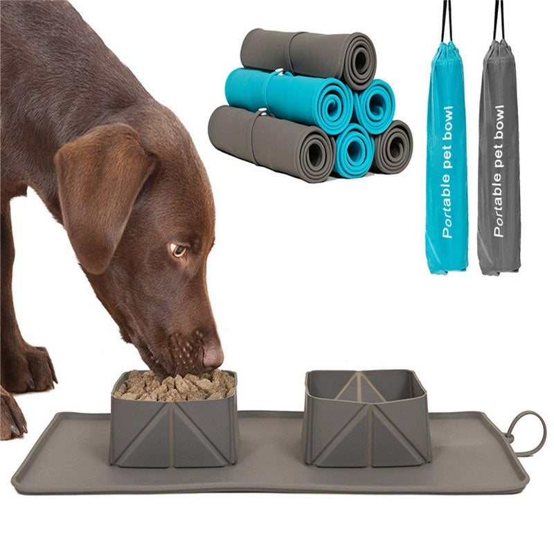 Portable Silicone Bowls for Dogs & Puppies