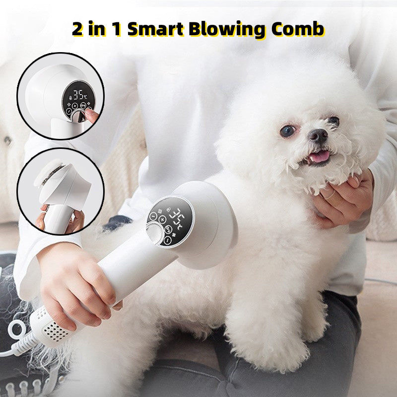 Pet Grooming Hair Dryer & Comb
