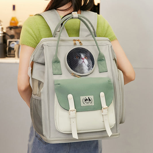 Large Capacity Breathable Portable Cat Backpack