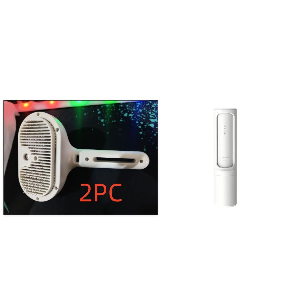 Self-Cleaning Pet Hair Remover Brush with Built-in Mist Humidifier